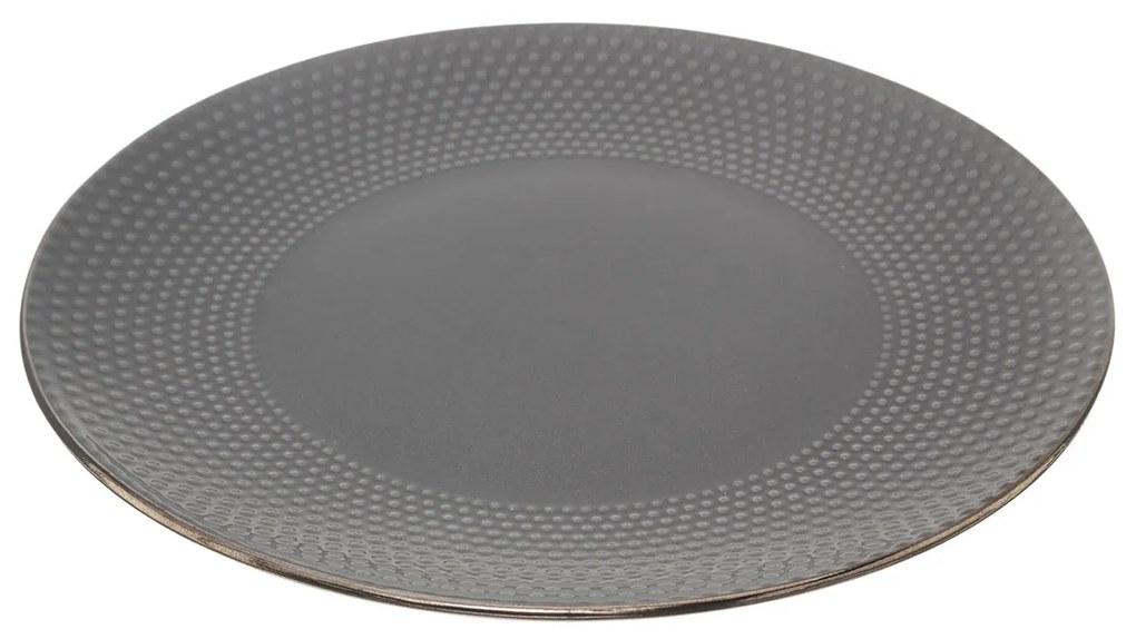 Πιάτο Φαγητού Ρηχό (Φ27.4) S-D Pearl Grey 154239A