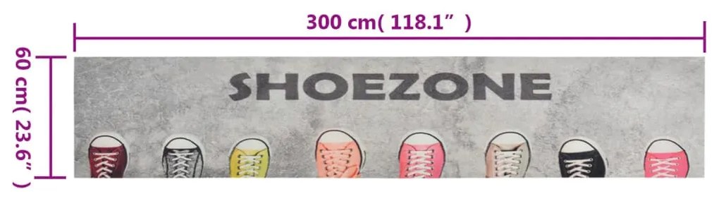 ΧΑΛΙ ΚΟΥΖΙΝΑΣ ΠΛΕΝΟΜΕΝΟ ΕΠΙΓΡΑΦΗ SHOEZONE 60X300 ΕΚ. ΒΕΛΟΥΔΙΝΟ 136563