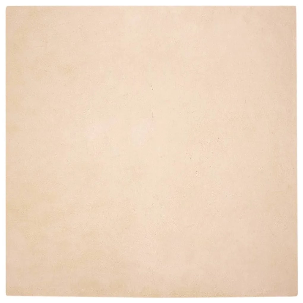 vidaXL Χαλιά Ψεύτικου Κουνελιού Olite Μπεζ 120 x 120 cm Πολυεστέρας