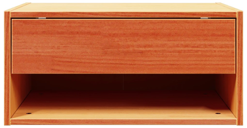 vidaXL Κομοδίνο 2 pcs Καφέ κεριού 50 x 32.5 x 24 εκ Μασίφ ξύλο πεύκου