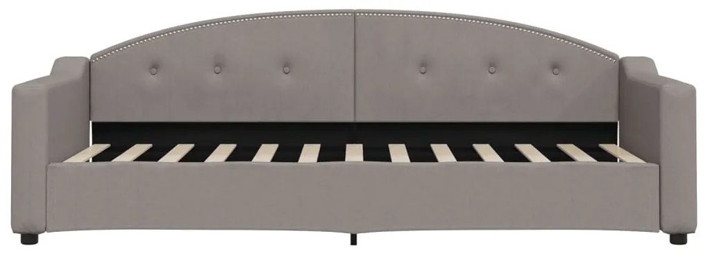 vidaXL Καναπές Κρεβάτι Συρόμενος Taupe 80 x 200 εκ. Υφασμάτινος