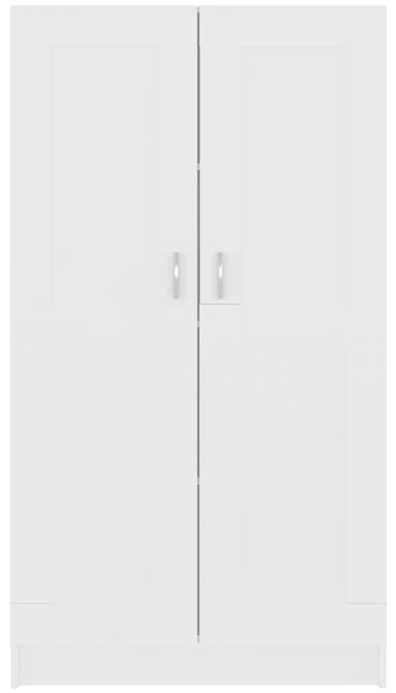 vidaXL Βιβλιοθήκη Λευκή 82,5 x 30,5 x 150 εκ. Επεξ. Ξύλο