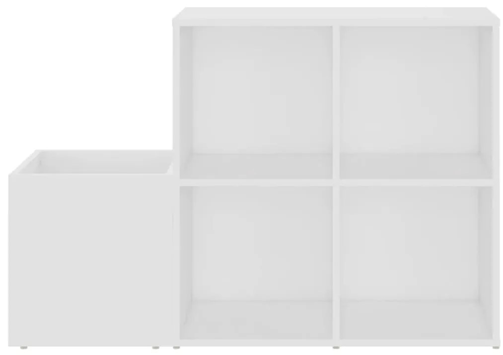 vidaXL Παπουτσοθήκη Χολ Λευκή 105 x 35,5 x 70 εκ. από Επεξ. Ξύλο