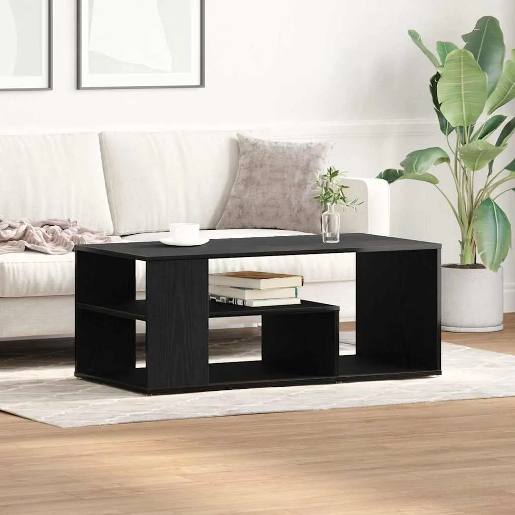 vidaXL Τραπεζάκι σαλονιού Μαύρη δρυς 100 x 50 x 40 cm