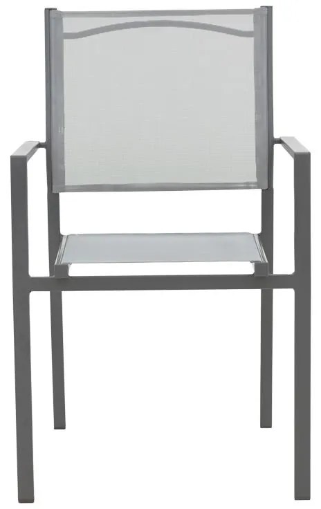 Τραπεζαρία Watson-Confidence σετ 3τεμ μέταλλο σε ανθρακί απόχρωση 70x70x70εκ 70x70x70 εκ.