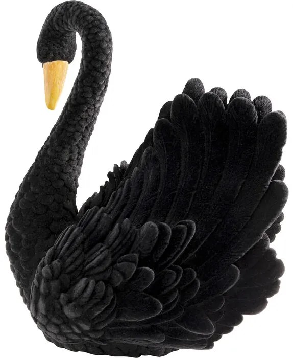 Διακοσμητικό Επιτραπέζιο Black Swan Μαύρο 24x17x28 εκ. - Μαύρο