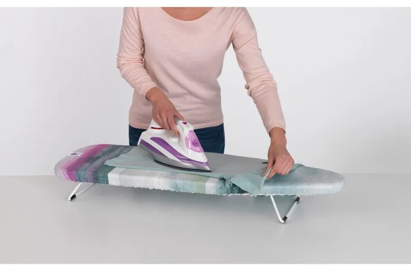 Τραπέζι σιδερώματος Brabantia S 1000819, 95x30 cm, Compact, γάντζος για κρέμασμα, Πολύχρωμο