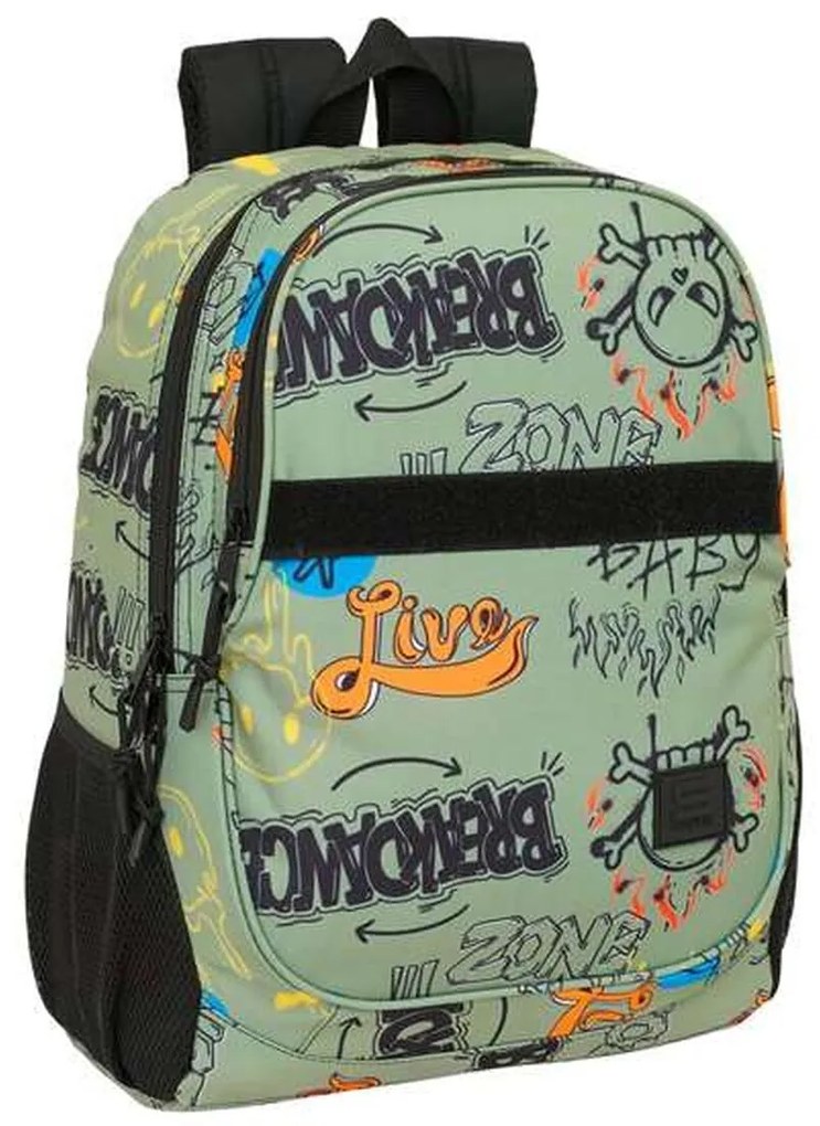 Σχολική Τσάντα Safta Zone 32 x 44 x 16 cm Γκράφιτι
