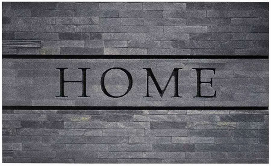 Sdim Αντιολισθητικό Πατάκι Εισόδου Ecomat 002 Home Stones Γκρί 45x75εκ.