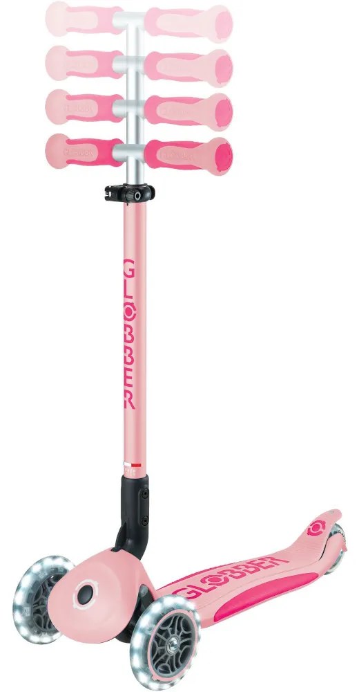 Globber Scooter Go.Up Deluxe Fantasy Lights Deep Pastel Pink