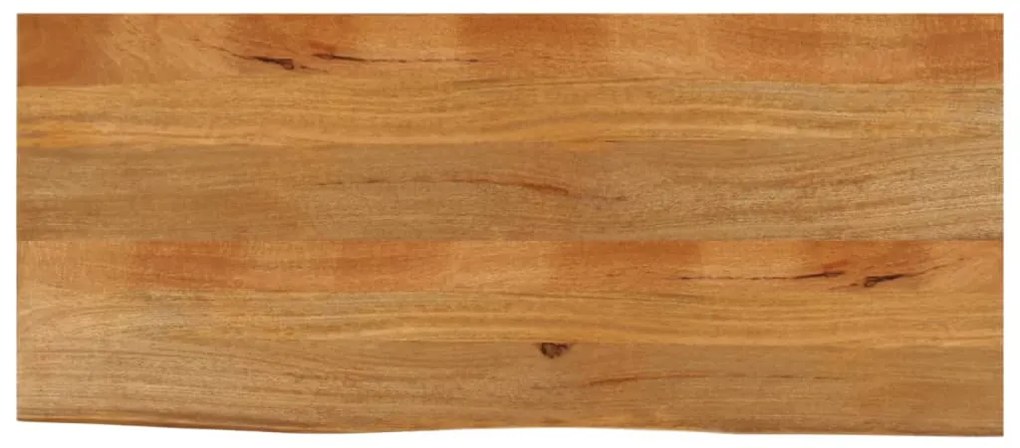 vidaXL Επιφάνεια Τραπεζιού 140x60x2,5 εκ. Live Edge Μασίφ Ξύλο Μάνγκο