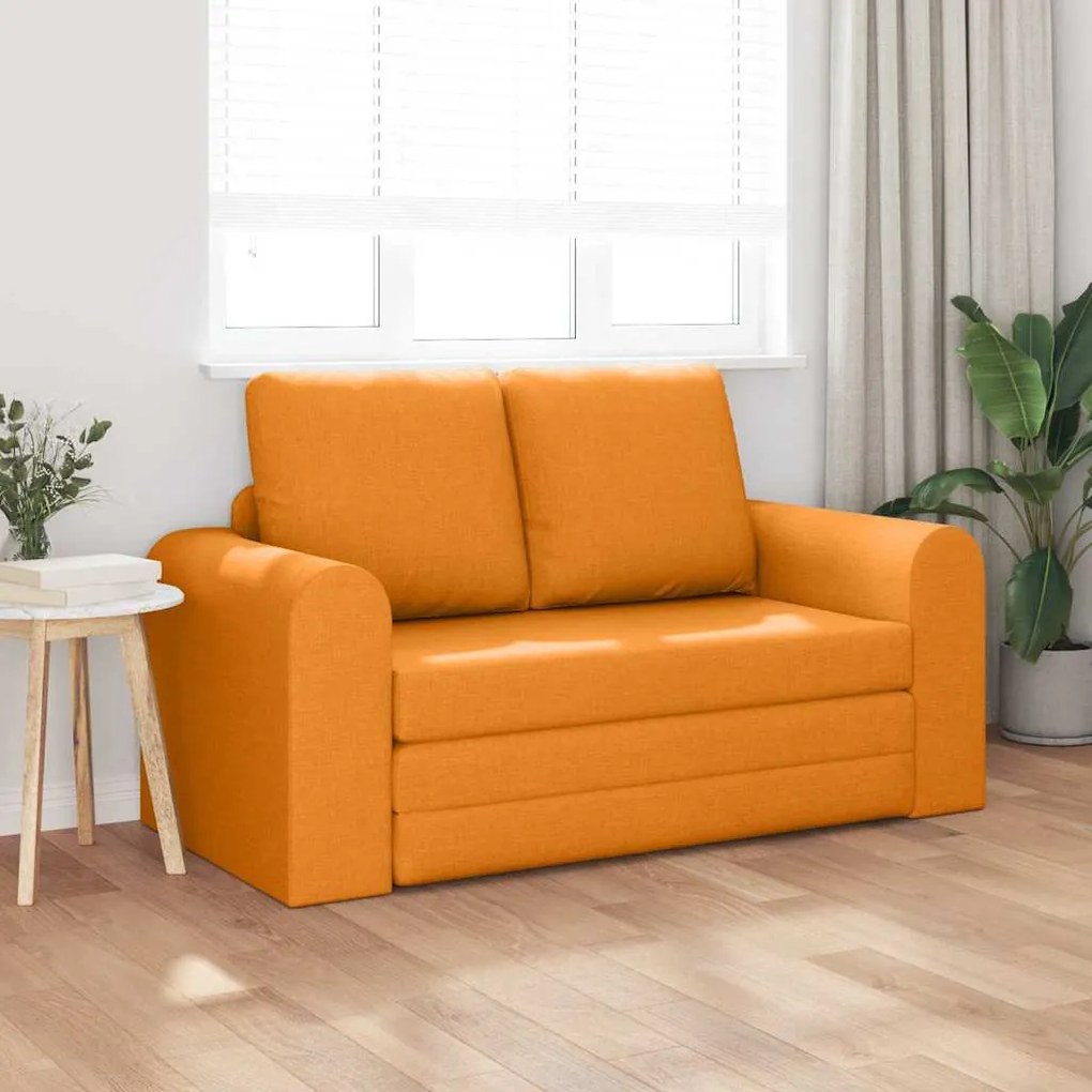 vidaXL Κρεβάτι καναπές Σκούρο κίτρινο 148 x 71 x 83 εκ. ύφασμα