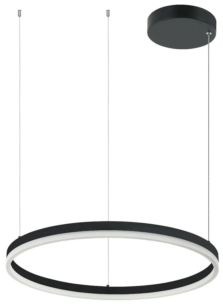 Φωτιστικό Οροφής LED Dimmable Zambelis 20260 Black Matt