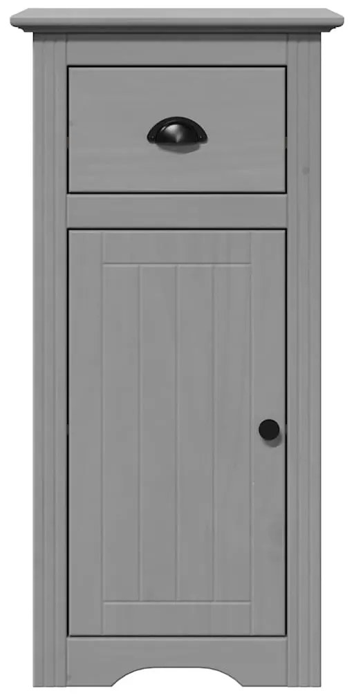 vidaXL Ντουλάπι μπάνιου BODO Γκρι 44x30x90 cm