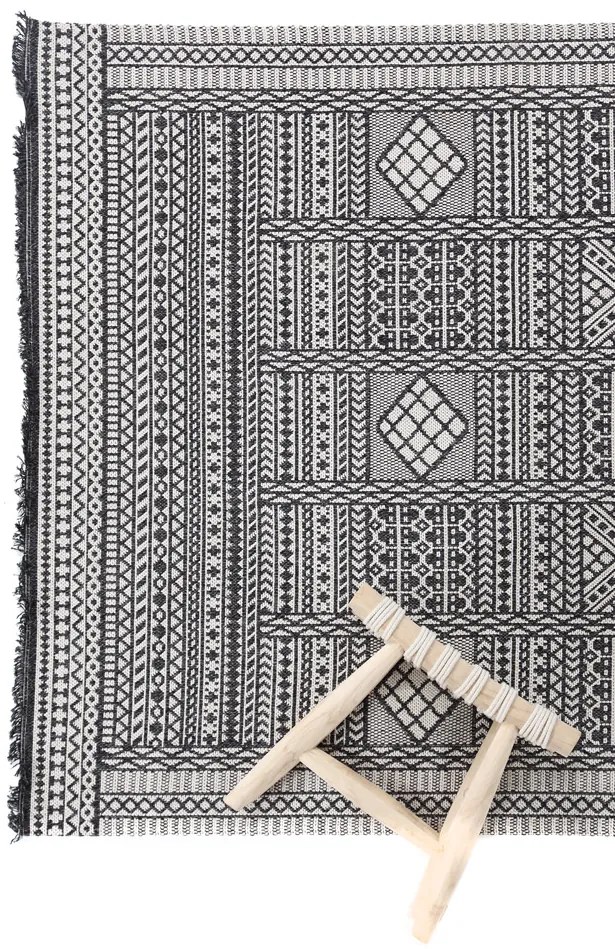 Χαλί Casa Cotton BLACK 22094 Royal Carpet - 127 x 190 cm - 16CAS22094BL.127190 - 16CAS22094BL.127190