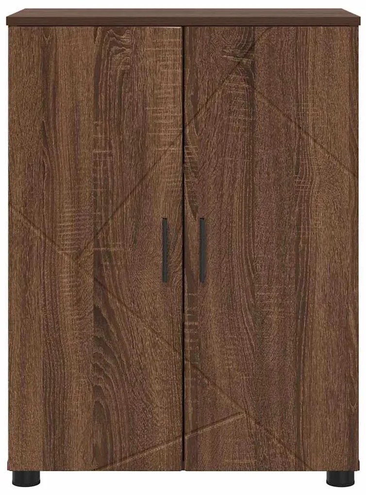 vidaXL Ντουλάπι Μπάνιου Καφέ δρυς 60 x 35 x 80 εκ Επεξεργασμένο ξύλο