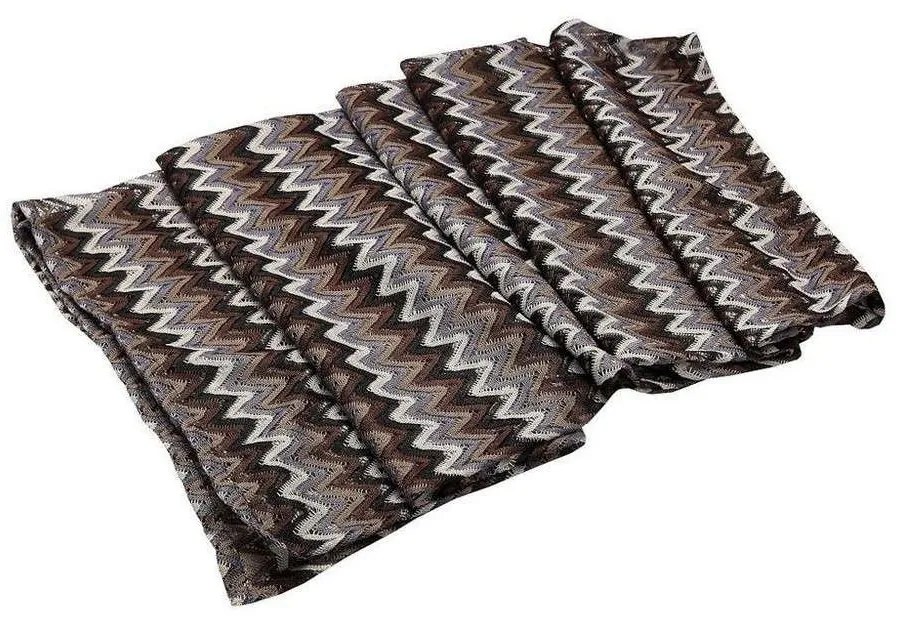 Τραπεζομάντηλο HEM116 White-Brown Espiel 120X120 Wool-Polyester