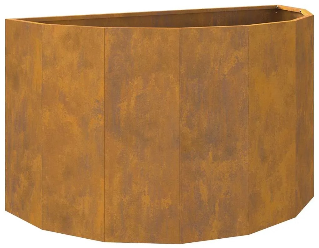 vidaXL Γλάστρα Σκ rusty 90 x 45 x 50 εκ. Ατσάλι Σκληρυθέν στον Αέρα