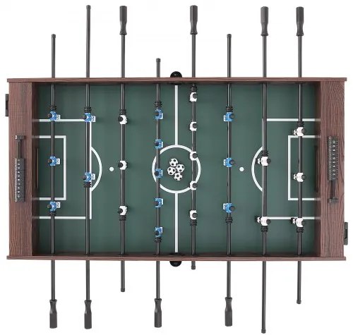 VEVOR Foosball Table, 55 inch Standard Size Foosball Table, Indoor Full Size Foosball Table for Home, Family, and Game Room, Soccer with Foosball Table Set, Includes 4 Balls and 2 Cup Holders