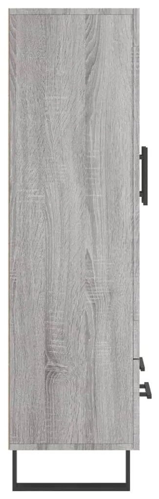 vidaXL Ντουλάπα Γκρι Sonoma 69,5 x 31 x 115 εκ. από Επεξεργασμένο Ξύλο