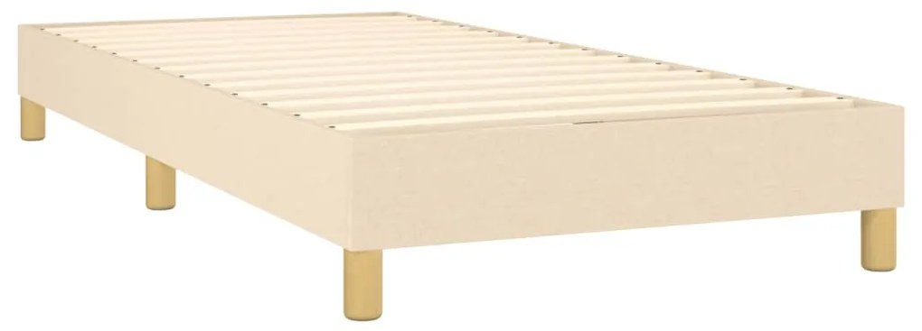 ΚΡΕΒΑΤΙ BOXSPRING ΜΕ ΣΤΡΩΜΑ ΚΡΕΜ 90X200 ΕΚ.ΥΦΑΣΜΑΤΙΝΟ 3140670