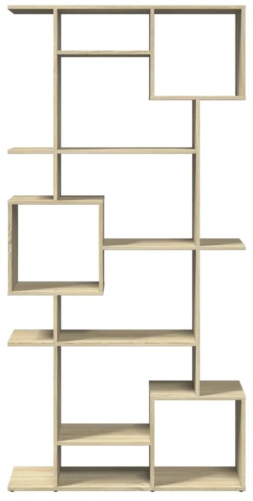 vidaXL Βιβλιοθήκη Χρώμα Sonoma Δρυς 92x29x188 εκ. Επεξεργασμένο Ξύλο