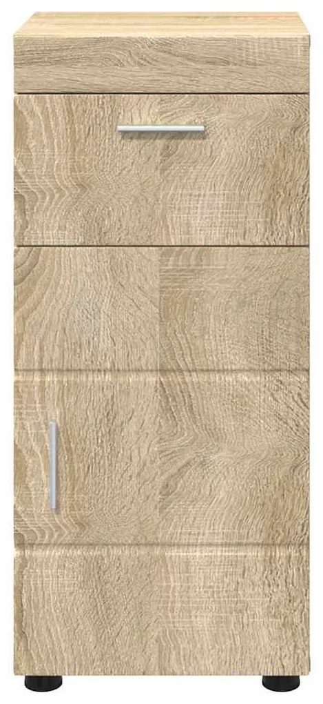 vidaXL Ντουλάπι Μπάνιου με πόρτα TULUM Sonoma Δρυς 37 x 31.5 x 82 εκ