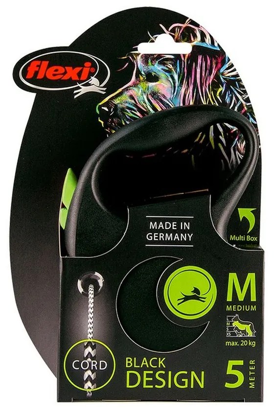 Λουρί Σκύλου Flexi Design Πράσινο Μέγεθος XS (3 m)