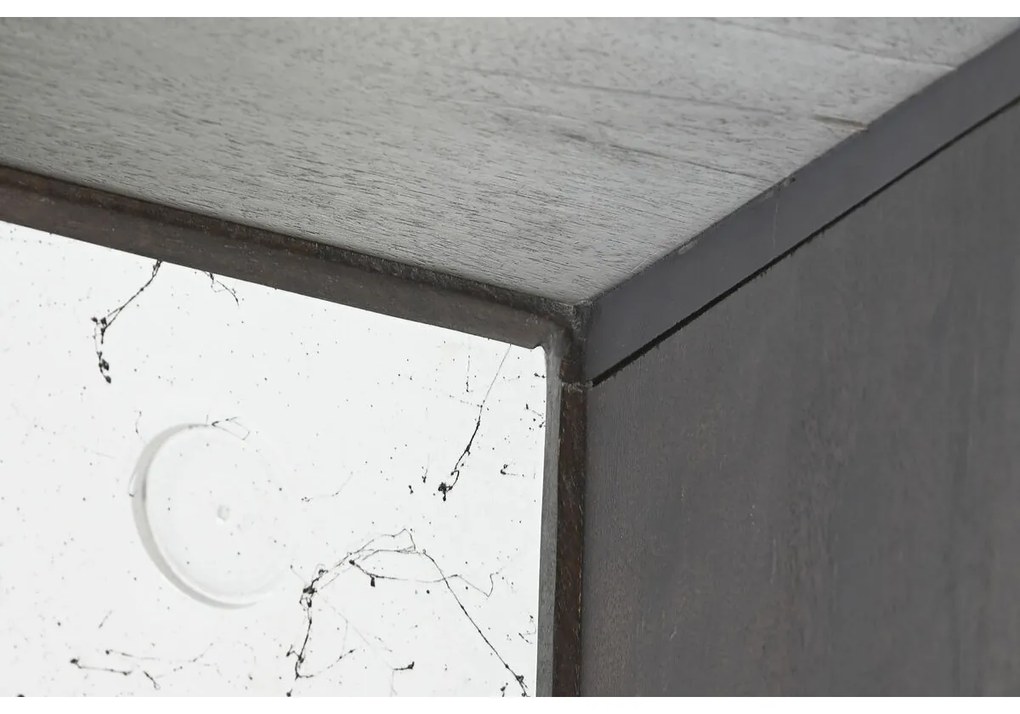 Σκευοθήκη DKD Home Decor Λευκό Σκούρο καφέ Ξύλο από Μάνγκο 150 x 43 x 80 cm