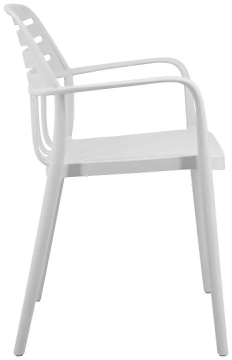 Καρέκλα Eviana Fylliana Λευκό 53x56x81 εκ. 6αδα 53x56x81 εκ.