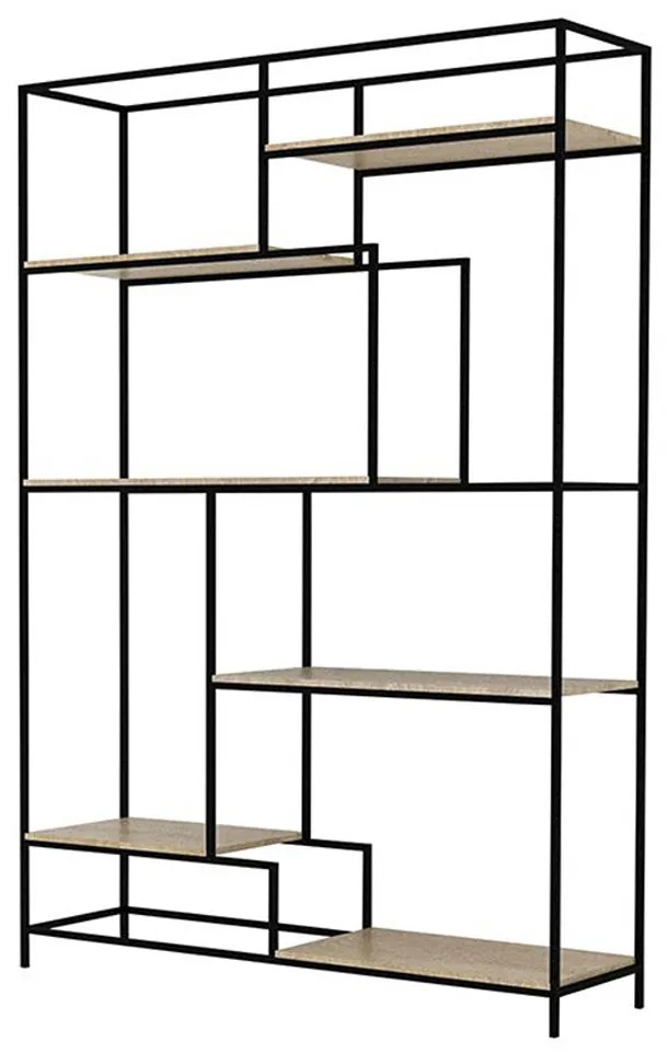 Liberta LOOK ΒΙΒΛΙΟΘΗΚΗ ΜΑΥΡΟ SONOMA 140x40,4xH201,5cm 140x40,4xH201,5cm 28-0134