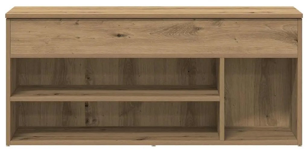 Πάγκος παπουτσιών Artisan Oak 102x30,5x45cm Κατασκευασμένο ξύλο - Καφέ