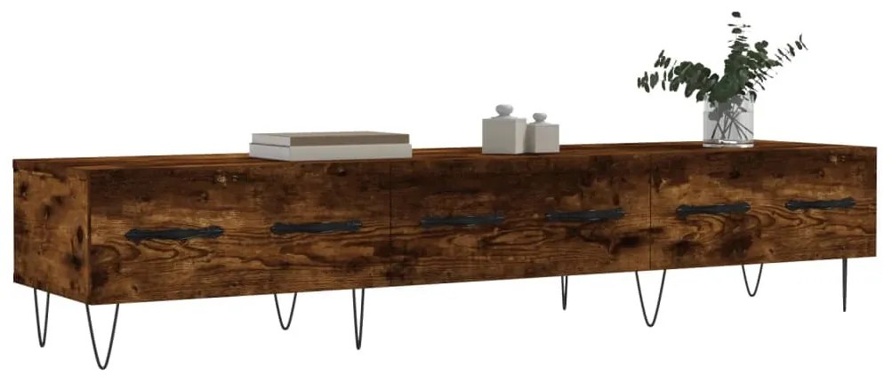 vidaXL Έπιπλο Τηλεόρασης Καπνιστή Δρυς 150x36x30 εκ. Επεξ. Ξύλο