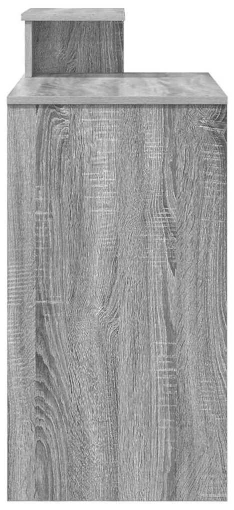 vidaXL Γραφείο Γκρίζο Σονομα 106 x 41 x 88.5 εκ. Επεξεργασμένο ξύλο