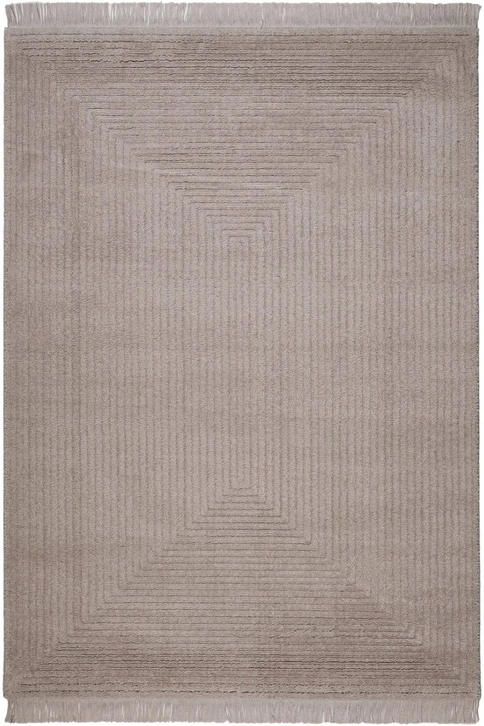 Χαλί Dorothea 1104A Light Grey Βιοκαρπέτ 80X150cm