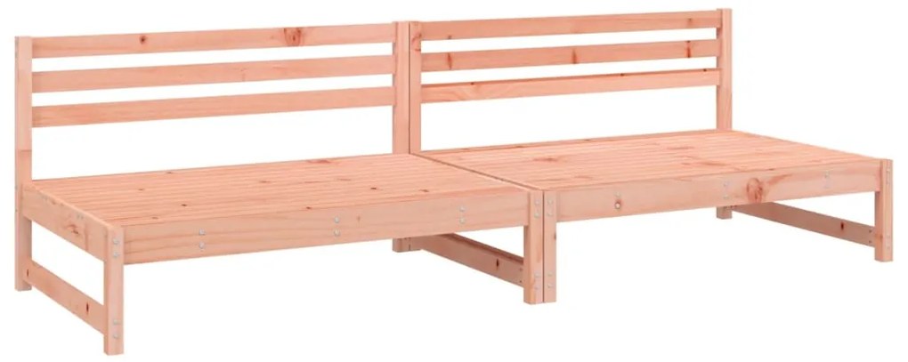 vidaXL Καναπέδες Κήπου Μεσαίοι 2 Τεμ. από Μασίφ Ξύλο Ψευδοτσούγκας