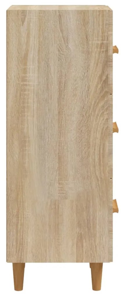 vidaXL Ντουλάπι Sonoma Δρυς 34,5x34x90 εκ. από Επεξεργασμένο Ξύλο