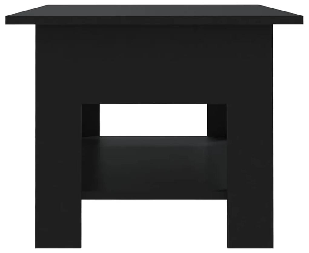 vidaXL Τραπεζάκι Σαλονιού Μαύρο 102 x 55 x 42 εκ. από Μοριοσανίδα