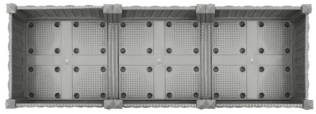 vidaXL Ζαρντινιέρα 120 x 40 x 23 εκ. από Πολυπροπυλένιο