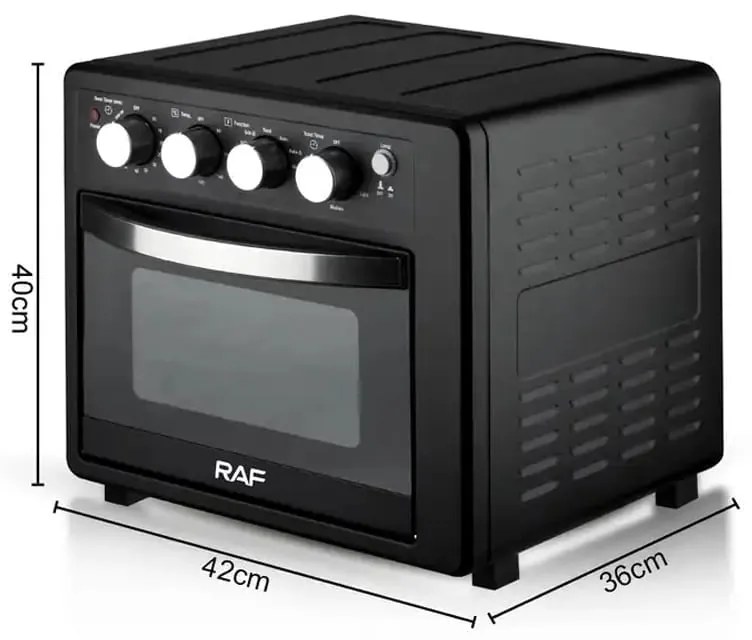 RAF Φριτέζα Αέρος & Ηελκτρικόσ Φούρνος 32lt 1700W R.5331 - Electric Oven & Air Fryer & Toaster