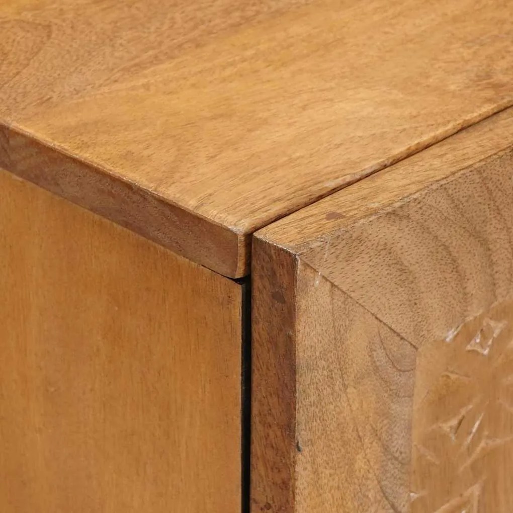 vidaXL Πλαϊνό γραφείο Ανοιχτό καφέ 33.5 x 40 x 75 εκ