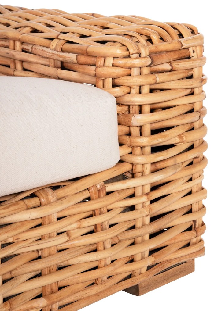 ΠΟΛΥΘΡΟΝΑ TROPEL HM9810 ΞΥΛΟ MANGO-RATTAN ΦΥΣΙΚΟ-ΛΕΥΚΑ ΜΑΞΙΛΑΡΙΑ 110x88x70-85Υεκ.