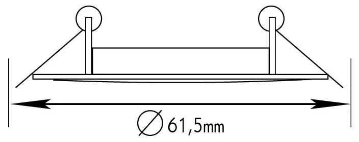 ΣΠΟΤ ΧΩΝΕΥΤΟ 3161 MR11 ΧΡΥΣΟ - BS3161G - BS3161G