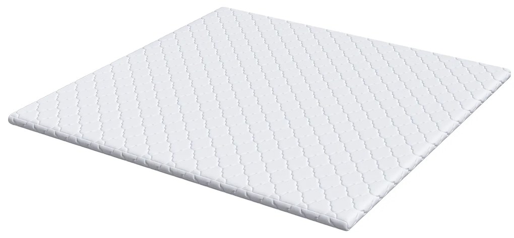 vidaXL Στρώματα Λευκό 180 x 200 cm Πολυεστέρας χωρίς κόλλα