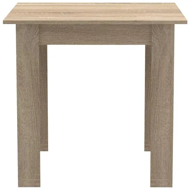 Τραπέζι Manka I μελαμίνη σε sonoma απόχρωση 80x80x77εκ 80x80x77 εκ.