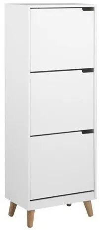 Παπουτσοθήκη Oakland B102, Άσπρο, 47x134x30cm, Ινοσανίδες μέσης πυκνότητας