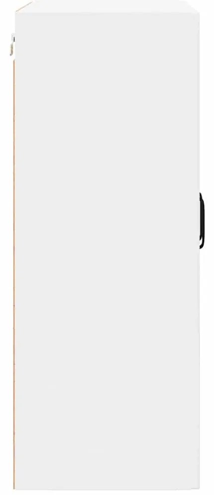 vidaXL Κρεμαστό ντουλάπι κουζίνας με ράφι Λευκό 60 x 31 x 80 εκ.