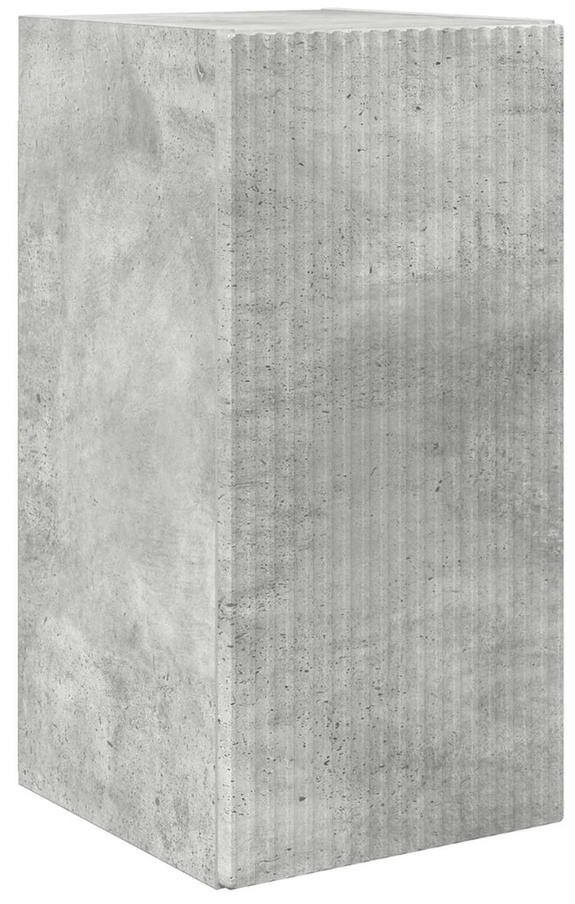 vidaXL Σετ τοίχου για τηλεόραση Επιτοίχιο 4 pcs Σκυρόδεμα Γκρι