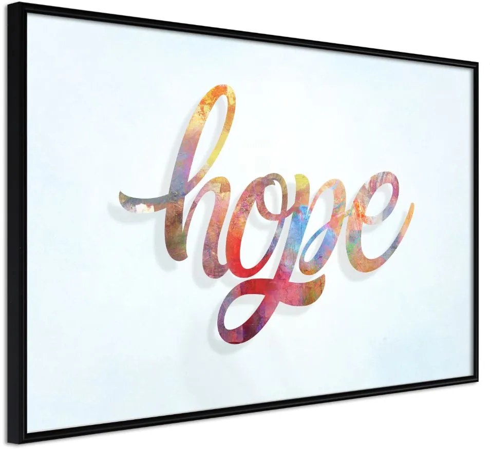 Αφίσα - Colourful Hope - 30x20 - Μαύρο - Χωρίς πασπαρτού