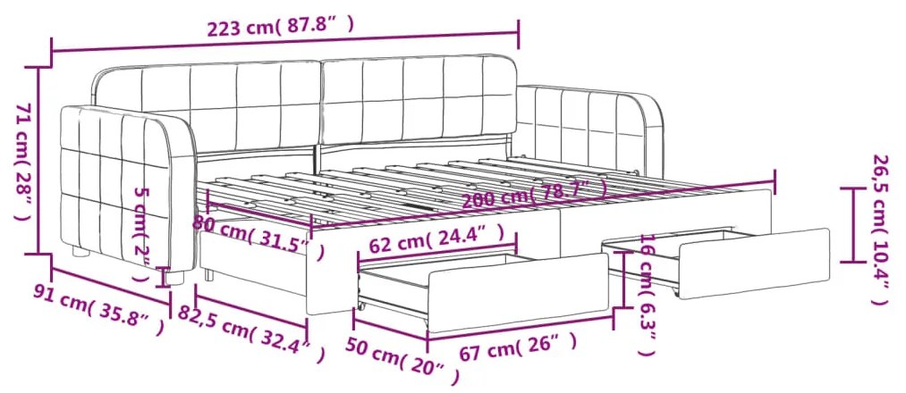 ΚΑΝΑΠΕΣ ΚΡΕΒΑΤΙ ΣΥΡΟΜΕΝΟΣ ΡΟΖ 80X200 ΕΚ. ΒΕΛΟΥΔΙΝΟΣ ΣΥΡΤΑΡΙΑ 3196973